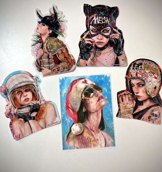 Dirtyland Sticker Set & Collector's Xmas Card