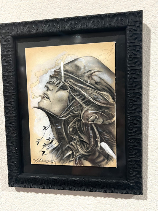 'XENO TROOPER TWO' Original Drawing