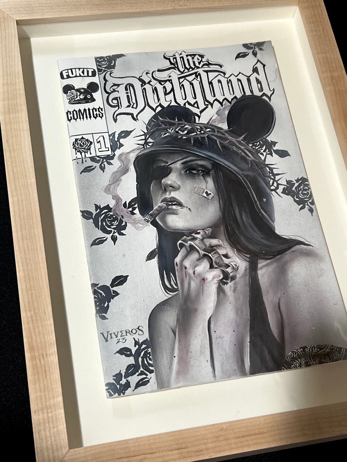 THE DIRTYLAND #1 (original painted comic cover)