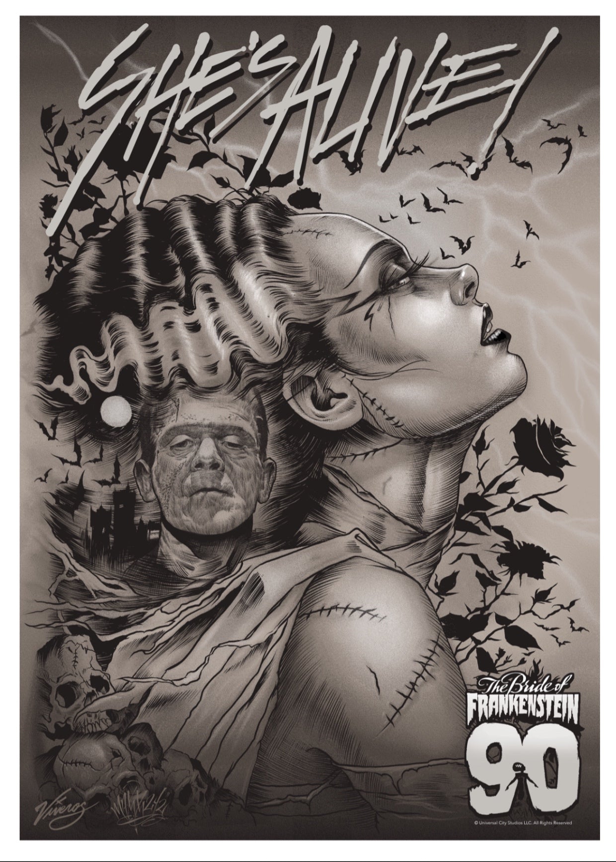 'SHE'S ALIVE!' 2025 Test Print