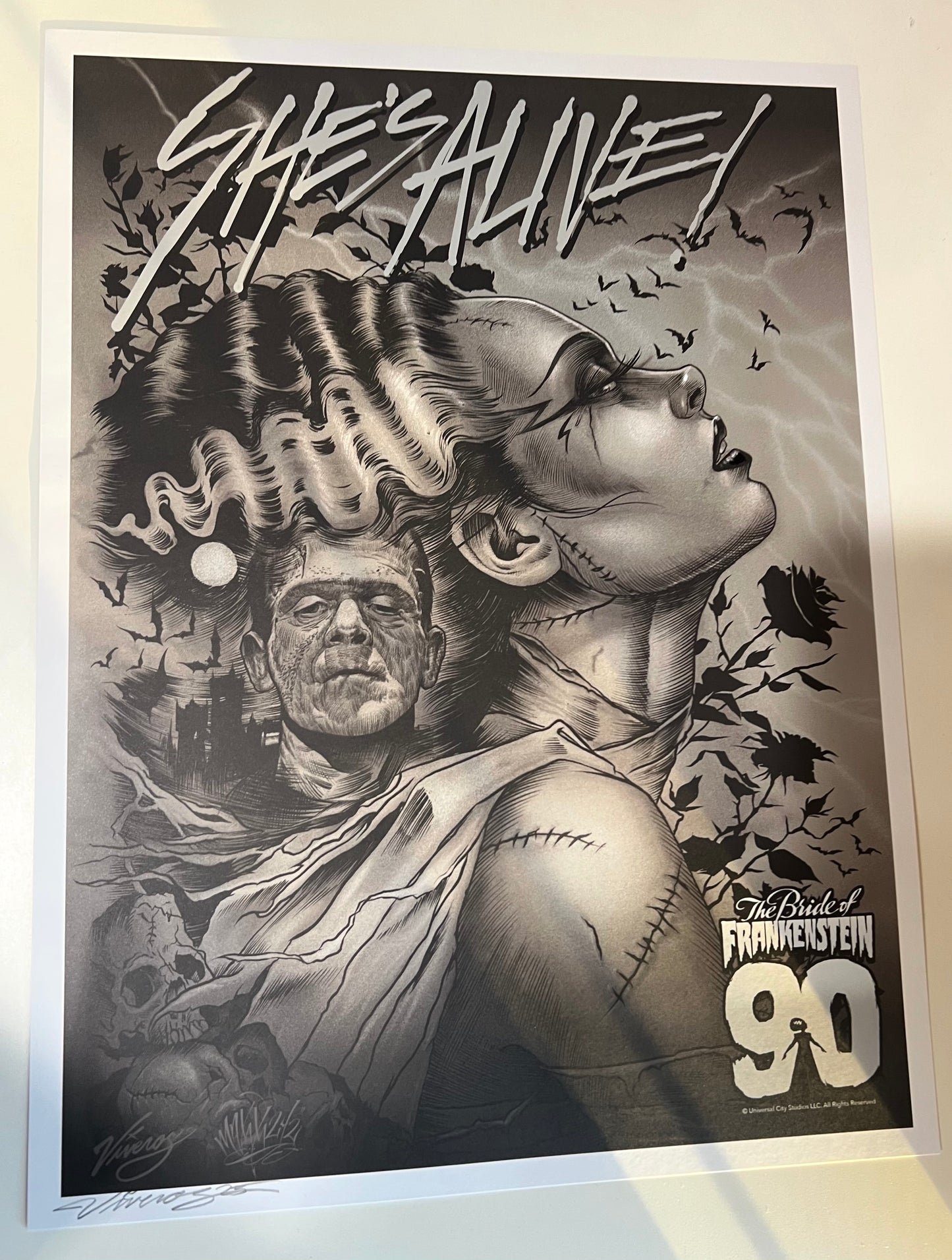 'SHE'S ALIVE!' 2025 Test Print