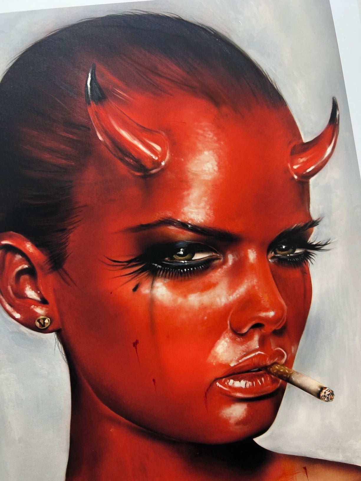 'DEVIL IN ALL OF US' Rare Hand-Embellished Test Proof #1 (2014)