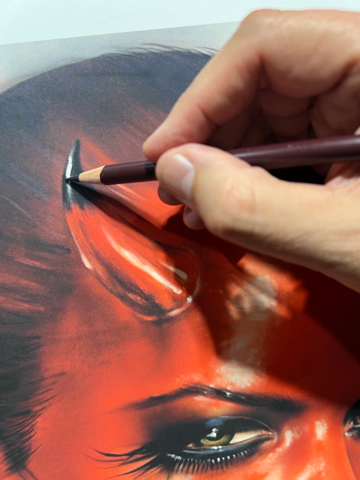 'DEVIL IN ALL OF US' Rare Hand-Embellished Test Proof #1 (2014)