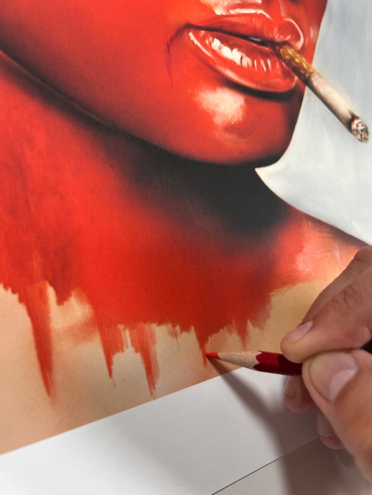 'DEVIL IN ALL OF US' Rare Hand-Embellished Test Proof #1 (2014)