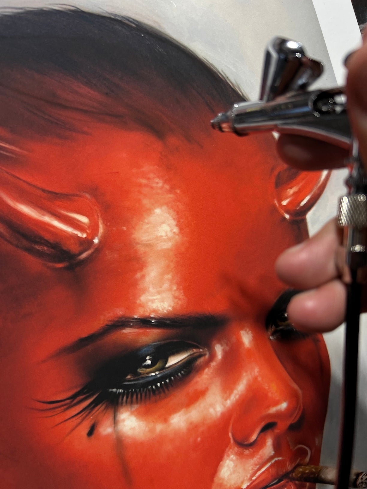 'DEVIL IN ALL OF US' Rare Hand-Embellished Test Proof #1 (2014)