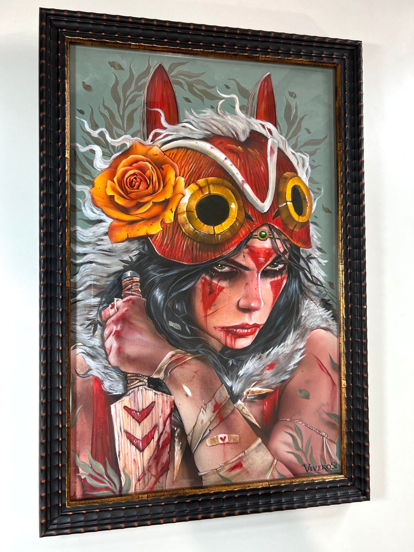 'MONONOKE WARRIOR' Original Painting (2026)