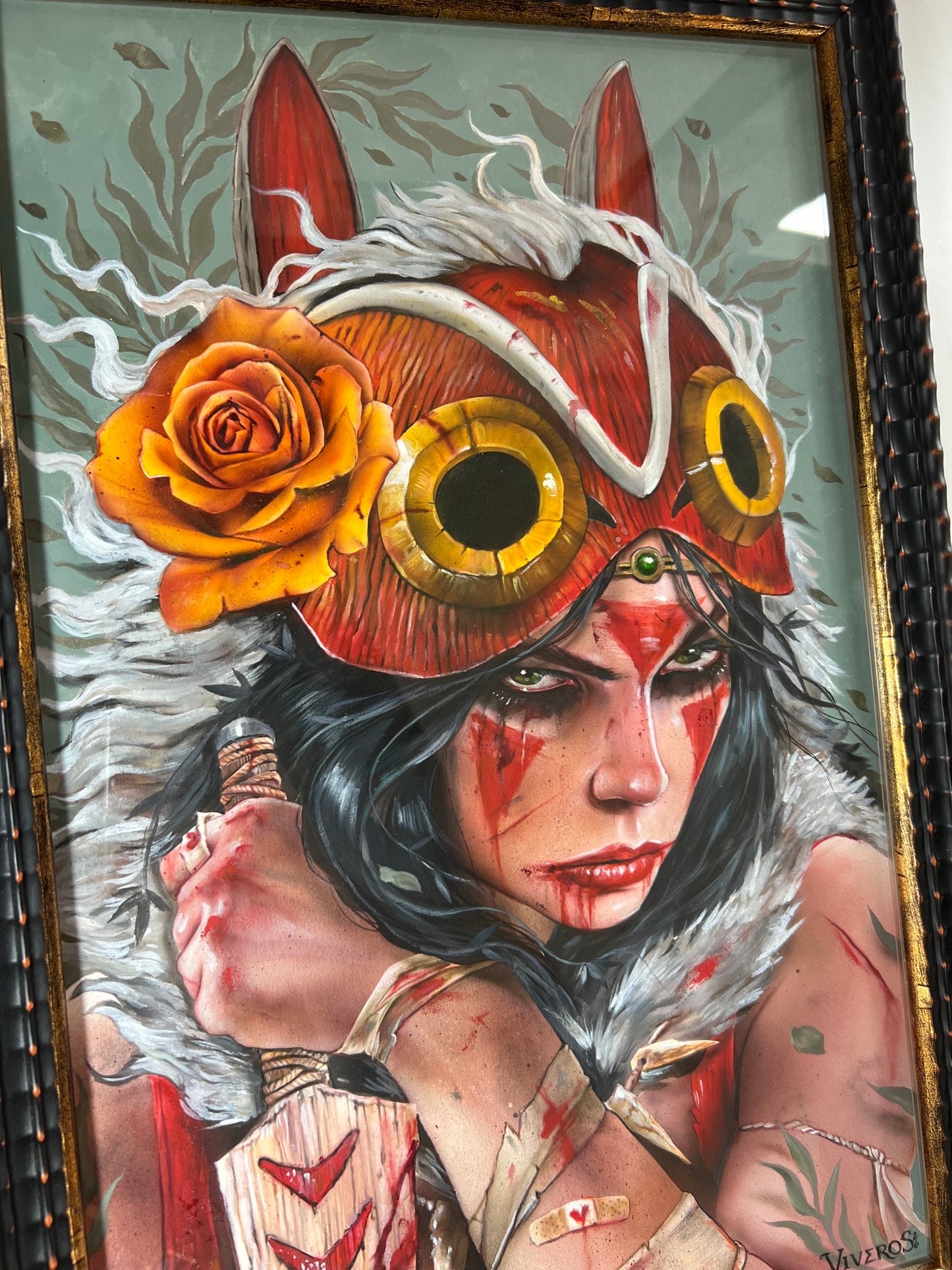'MONONOKE WARRIOR' Original Painting (2026)
