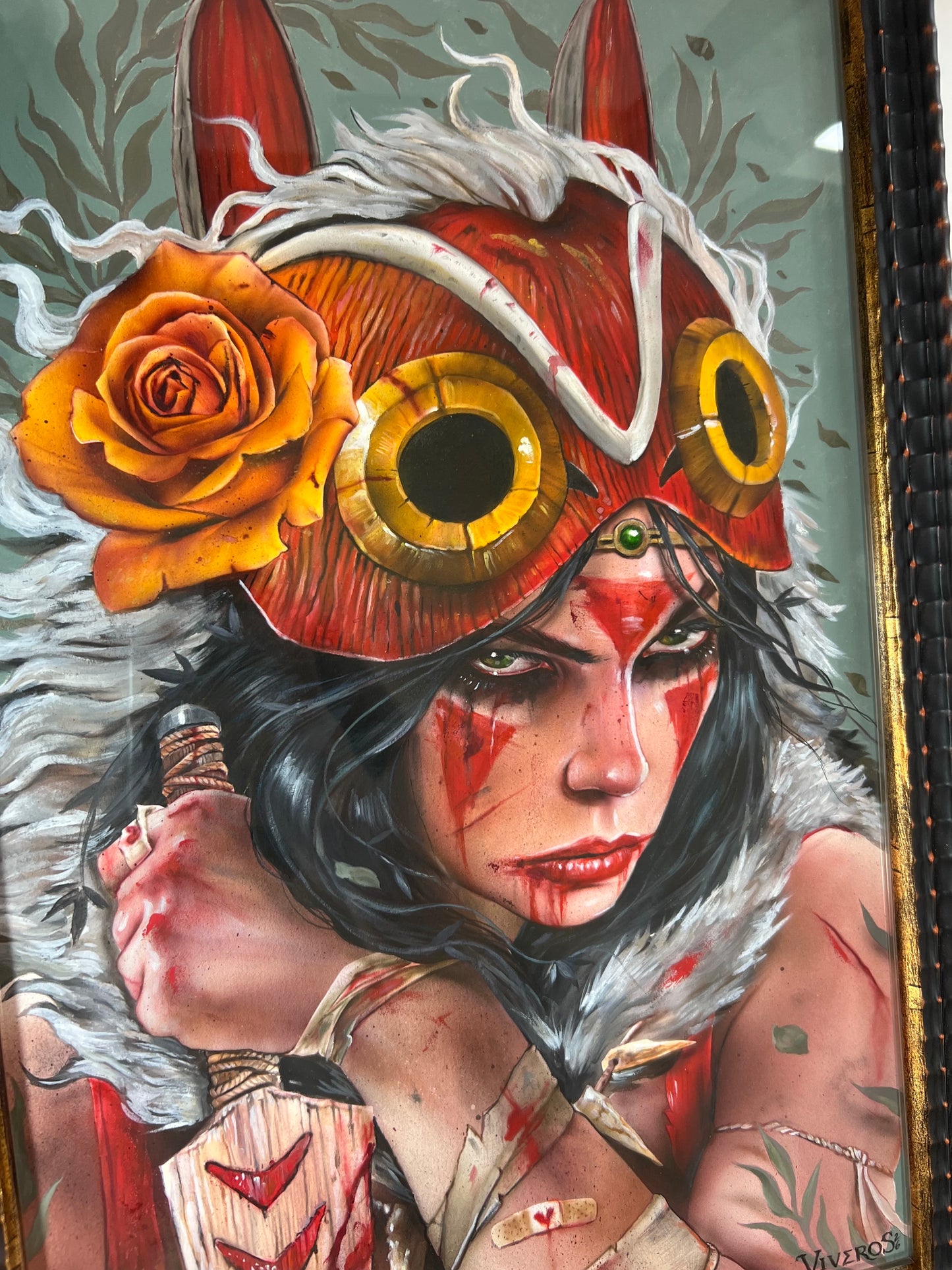 'MONONOKE WARRIOR' Original Painting (2026)