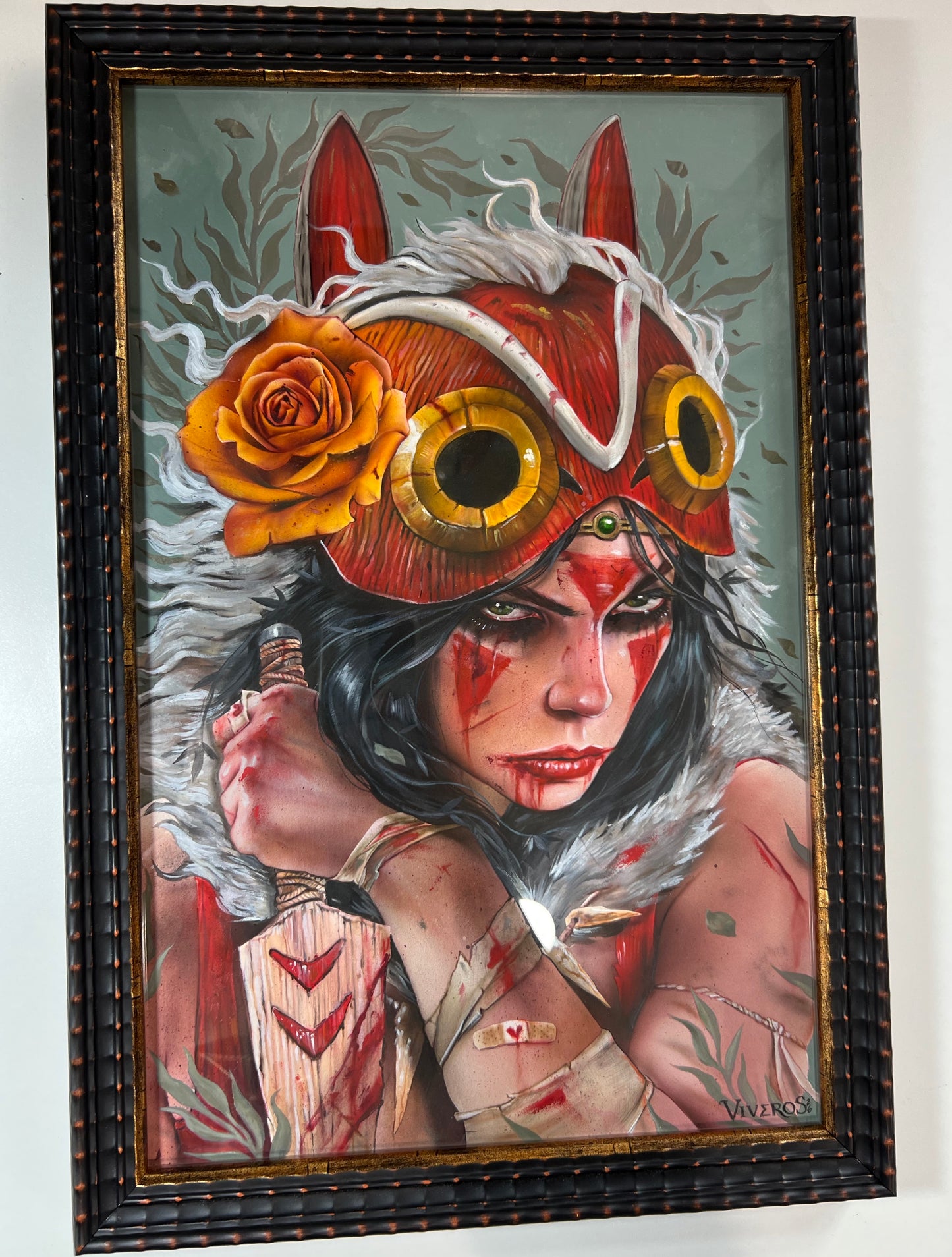 'MONONOKE WARRIOR' Original Painting (2026)