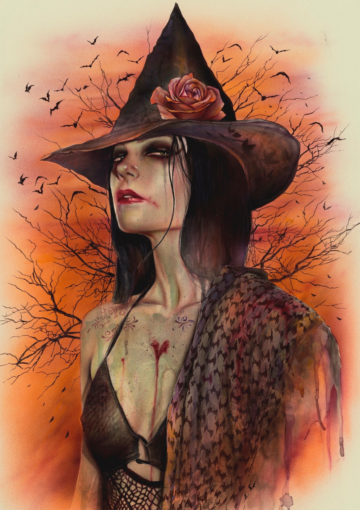 Viveros Horror Print Series 1 -Includes 3 Fine Art Giclée Prints