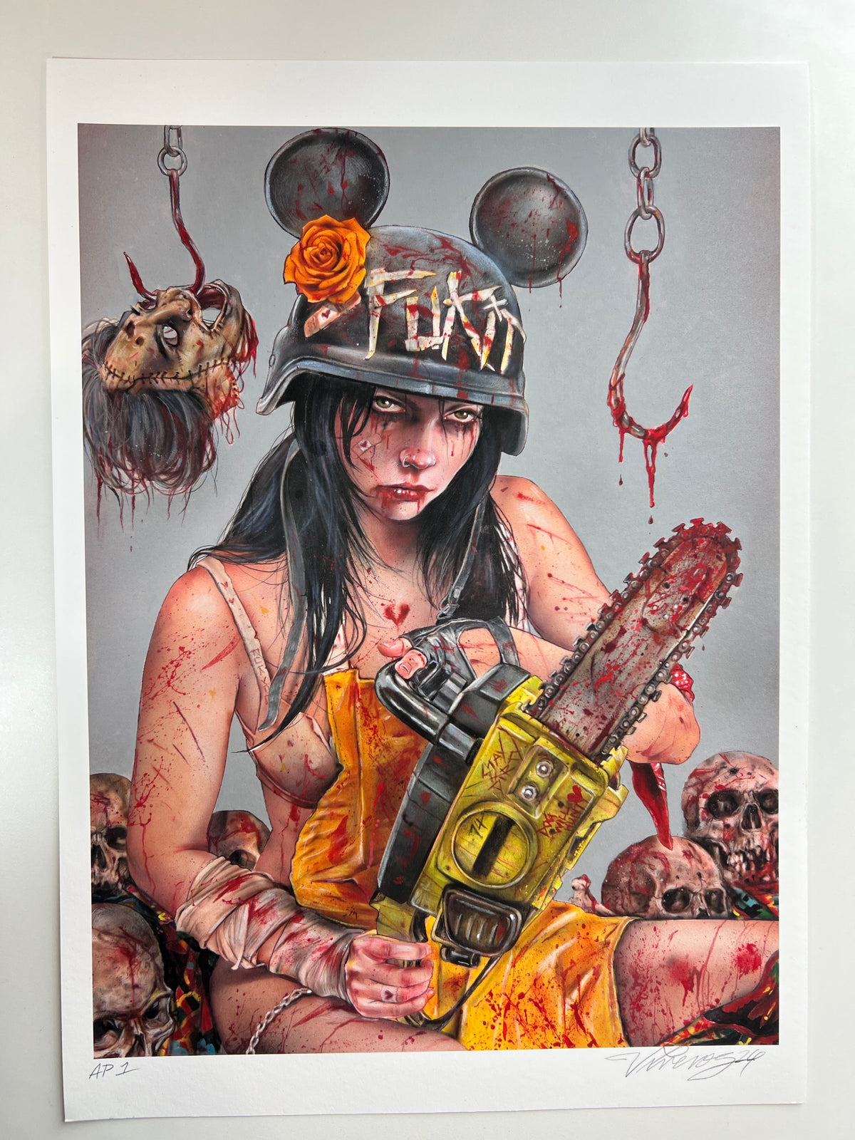 Viveros Horror Print Series 1 -Includes 3 Fine Art Giclée Prints