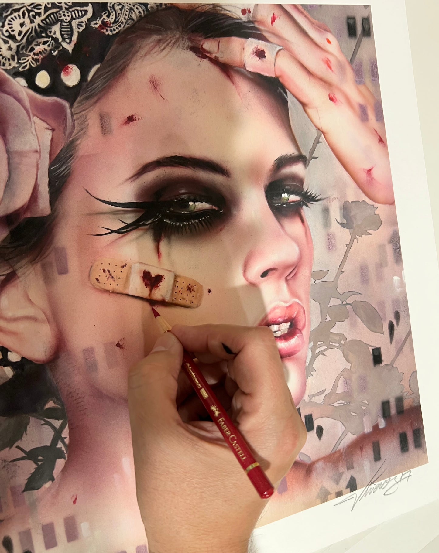 'WE CAN DO IT' 2017 AP Artist Proof #2 Hand Embellished